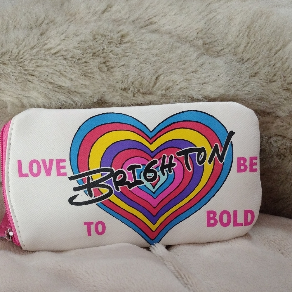 Brighton Love to Be Bold Heart Cosmetic Bag